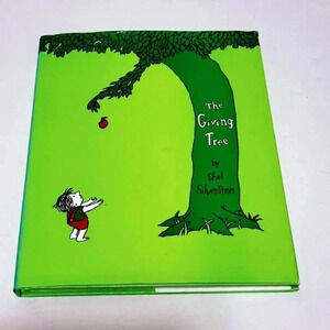 The Giving Tree Shel Silverstein Hardcover Dust Jacket 10 1/2" x 7 7/8"